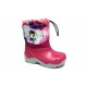 Dětské sněhule/zimní boty Muflon RenBut růžové s obrázkem