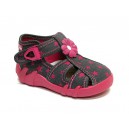 Dětské sandálky RenBut růžové hvězdičky